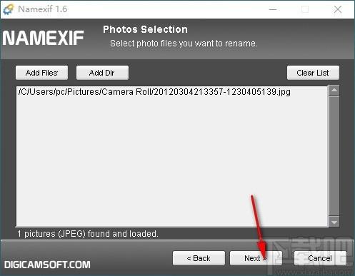 NameEXIF下载,照片重命名工具,照片重命名