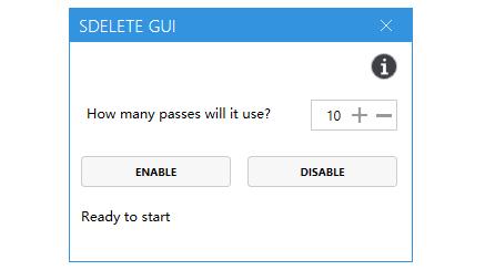SDelete Gui下载,文件删除,安全删除