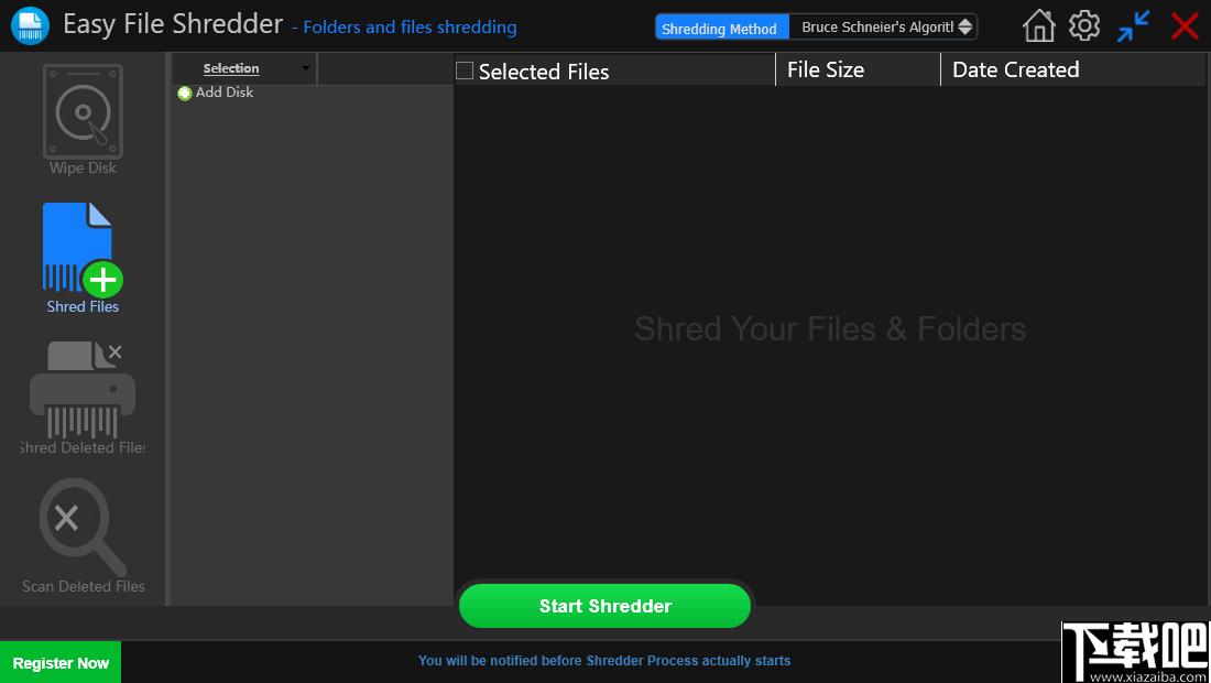 Easy File Shredder下载,文件粉碎,文件删除,磁盘删除,数据删除