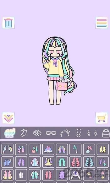 彩虹少女中文版下载,彩虹少女,女生游戏,换装游戏
